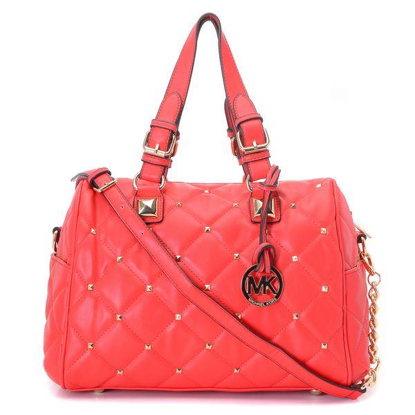 michael kors stud quilted satchel rød Engros Engros u7tuj